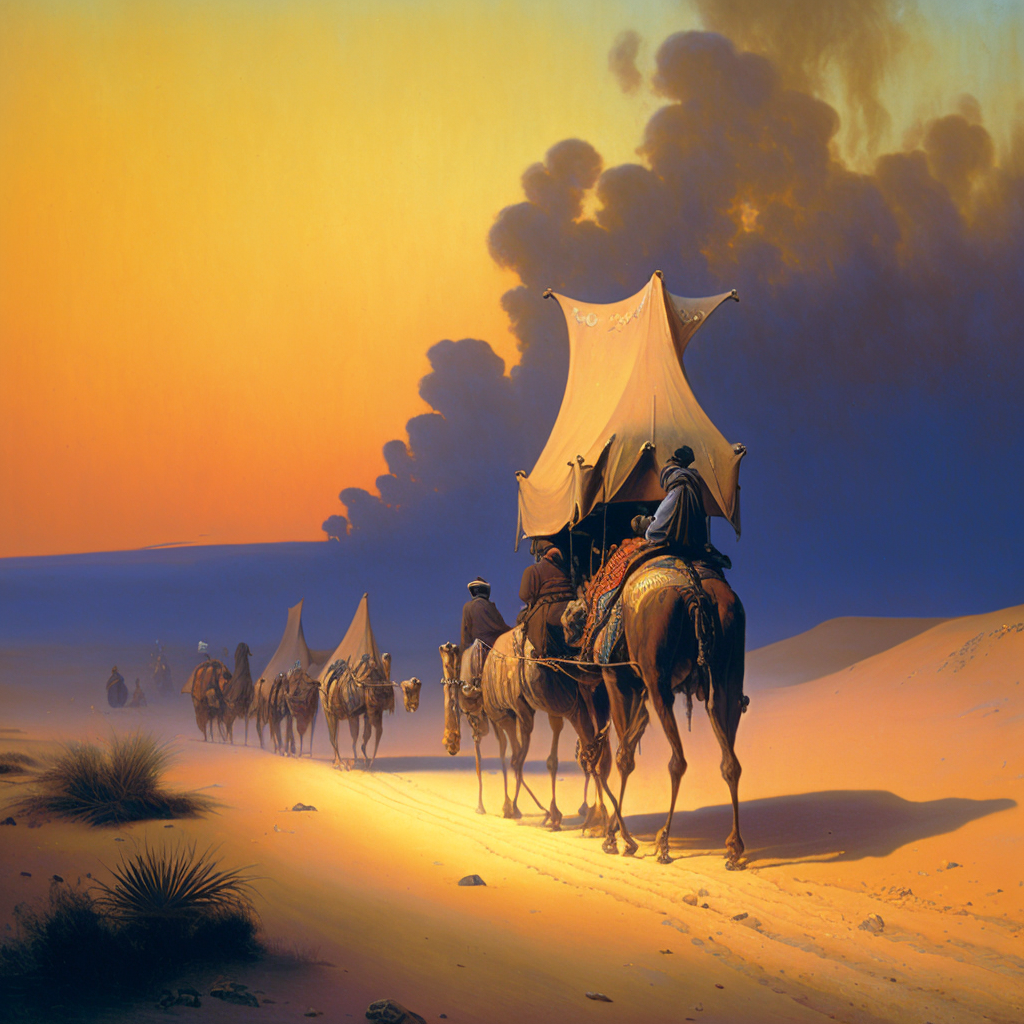 pilgrims in Arabia