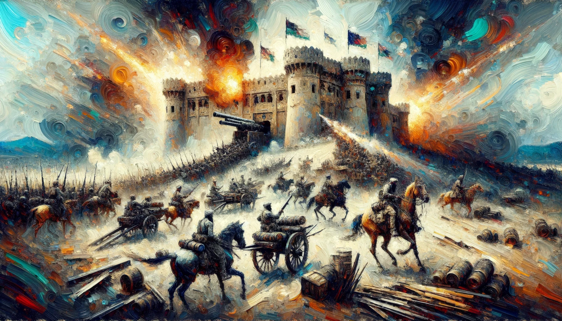 Saudi-Ottoman Battles in 19th Century Arabia
